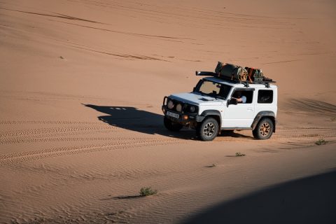 スズキ ジムニー ARB モンゴル 砂丘 走行